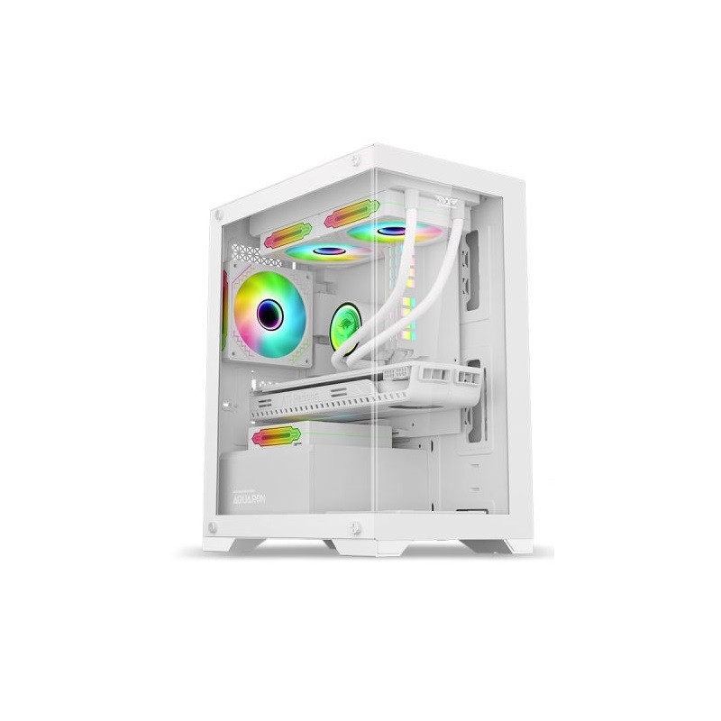 Buy Armaggeddon Aquaron Micro ATX Gaming Case White - Micro ATX, White in Cyprus, Nicosia, Limassol, Larnaka, Pafos