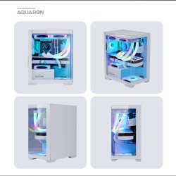 Buy Armaggeddon Aquaron Micro ATX Gaming Case White - Micro ATX, White in Cyprus, Nicosia, Limassol, Larnaka, Pafos
