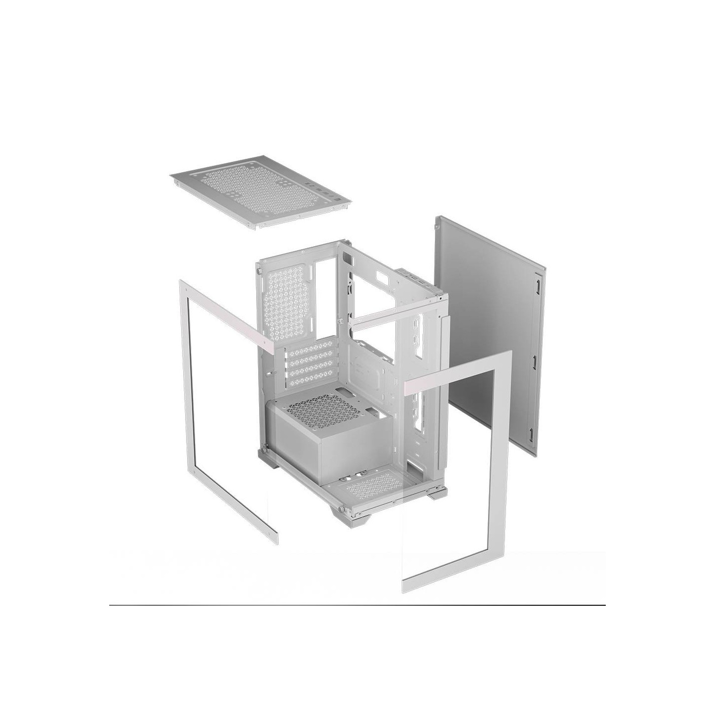 Armaggeddon Aquaron MicroATX Gaming Case White - Micro ATX, White — Buy in Cyprus with Fast Delivery