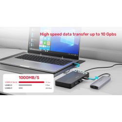 Buy Unitek USB-C Hub USB3.2 KVM HDMI Gb SD Audio PD100W - D1077A - USB-C Hub USB... in Cyprus, Nicosia, Limassol, Larnaka, Pafos
