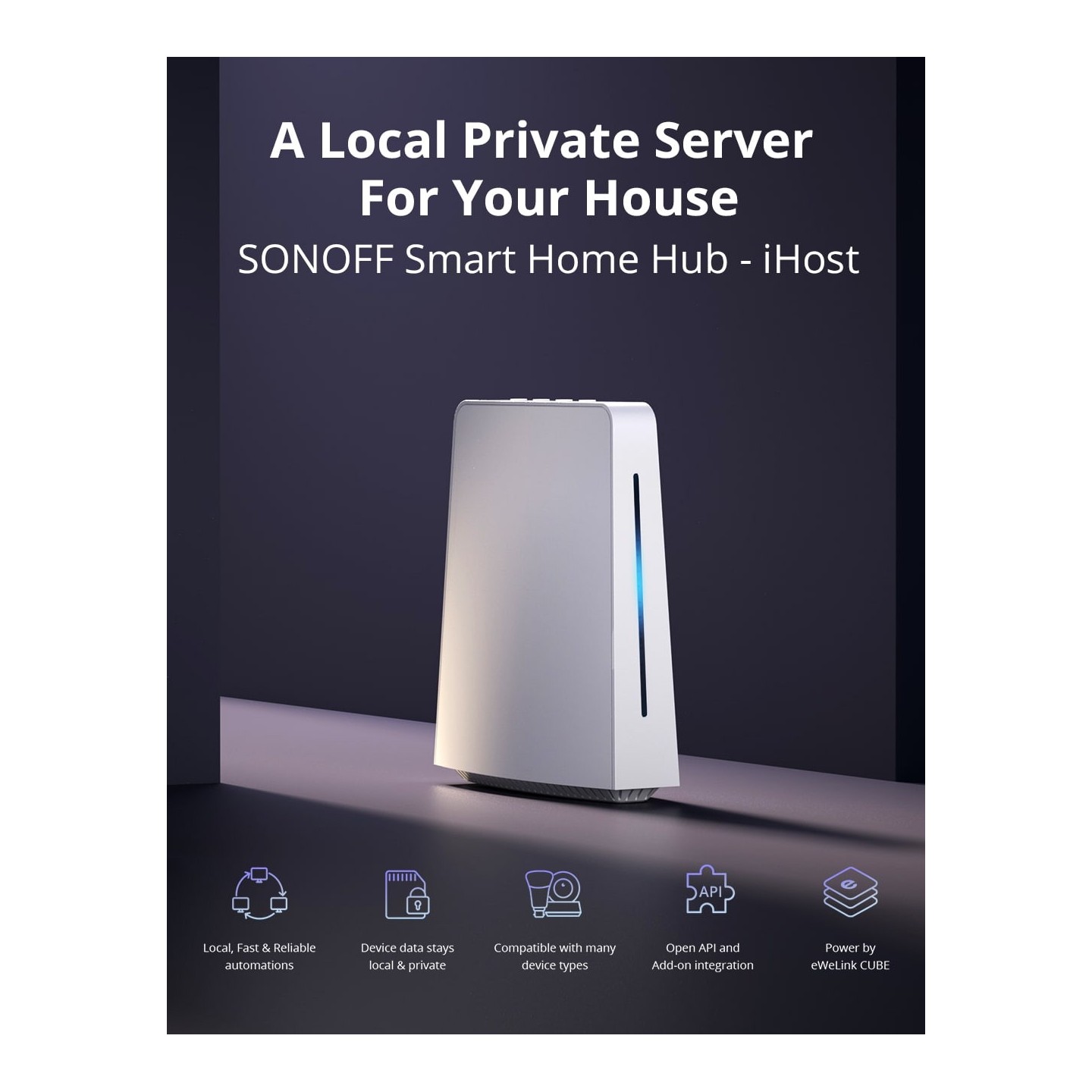Sonoff Smart Home Hub iHost - AIBridge-26 - RV1126 4GB — Buy in Cyprus with Fast Delivery
