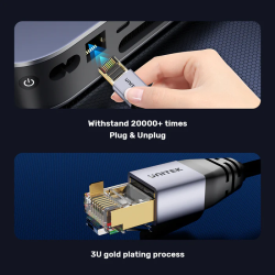 Buy Unitek Network Patch Cable CAT8 Black 15.0m - C18149A-15M - CAT8 Black 15.0m in Cyprus, Nicosia, Limassol, Larnaka, Pafos