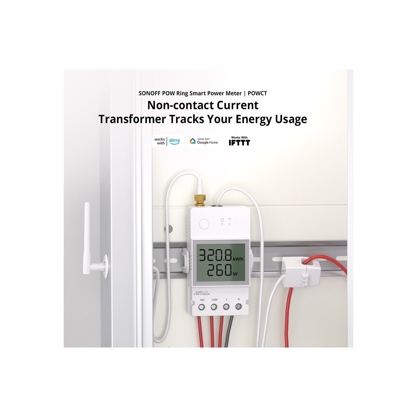 Sonoff WiFi Smart Switch - POWCT - with 100A Power Metering DC — Buy in Cyprus with Fast Delivery