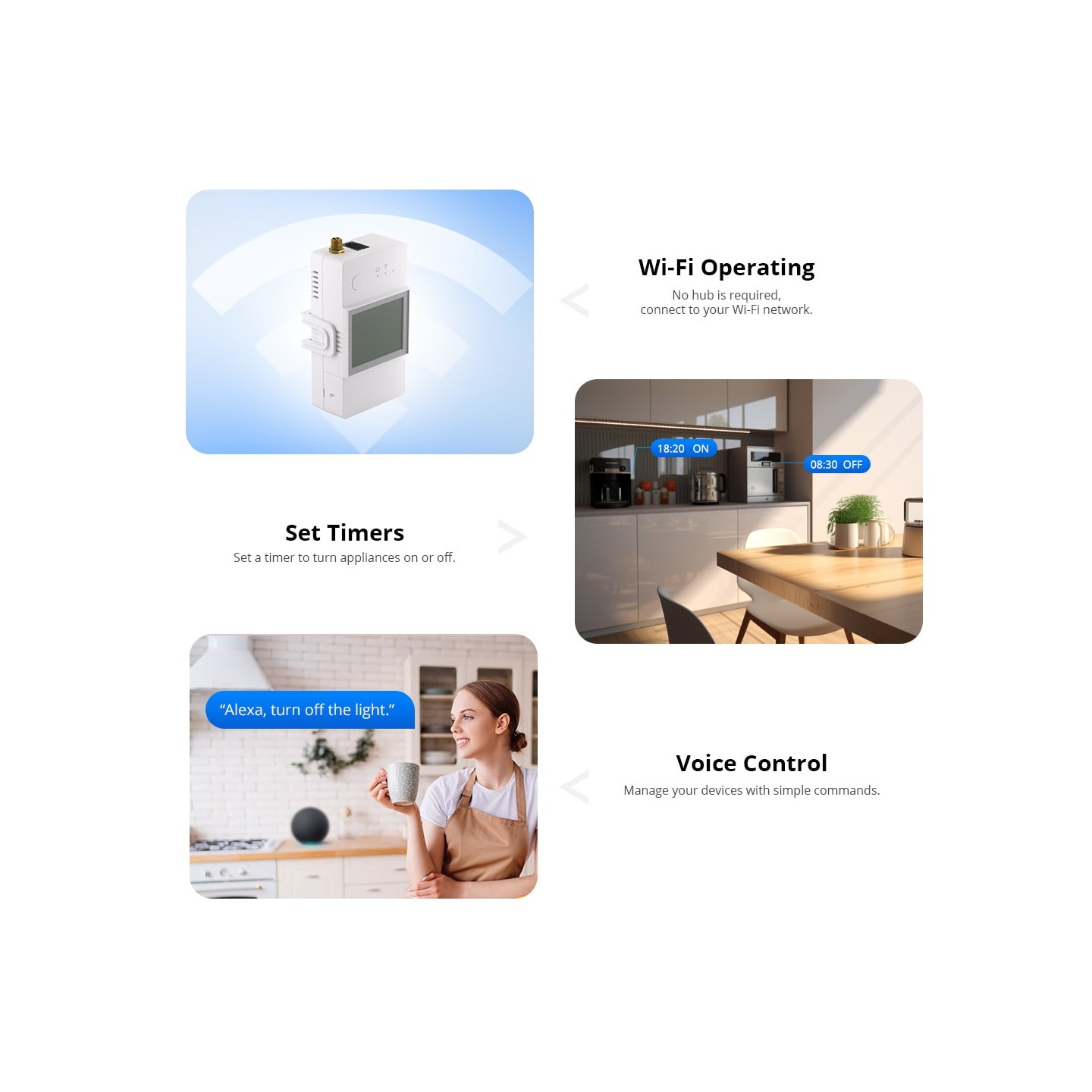 Sonoff WiFi Smart Switch - POWCT - with 100A Power Metering DC — Buy in Cyprus with Fast Delivery