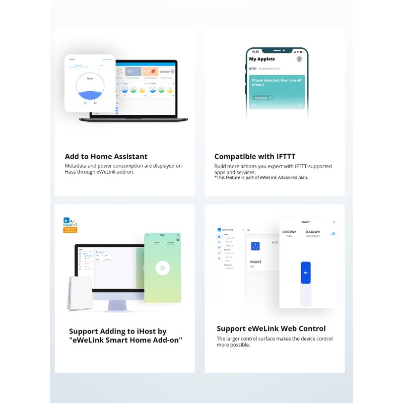 Buy Sonoff WiFi Smart Switch - POWCT - with 100A Power Metering DC in Cyprus, Nicosia, Limassol, Larnaka, Pafos