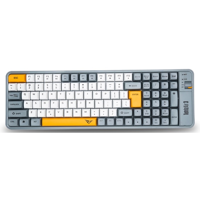 Alcatroz Tetriz Air 3 Wireless Keyboard 2.4G+BT 99-Key Summer White (Boxed) — Buy in Cyprus with Fast Delivery