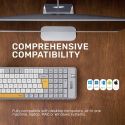 Buy Alcatroz Tetriz Wireless Keyboard - Air 3 - Wireless Keyboard 2.4G+BT Summer... in Cyprus, Nicosia, Limassol, Larnaka, Pafos