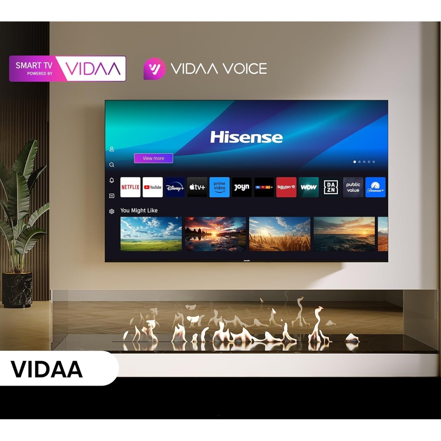 Hisense TV - 75U7NQ - 75'' 4K Smart QLED MINI LED 120hz TV — Buy in Cyprus with Fast Delivery