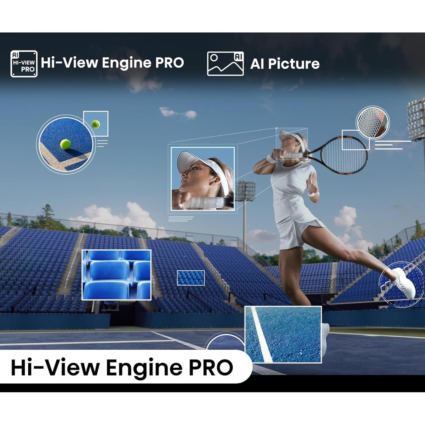 Hisense TV - 75U7NQ - 75'' 4K Smart QLED MINI LED 120hz TV — Buy in Cyprus with Fast Delivery