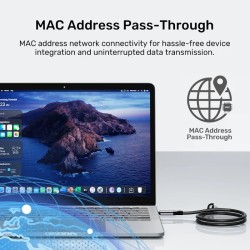 Buy Unitek Converter - C18148AGY-1M - USB-C to Gigabit Ethernet Cable 1.0m in Cyprus, Nicosia, Limassol, Larnaka, Pafos