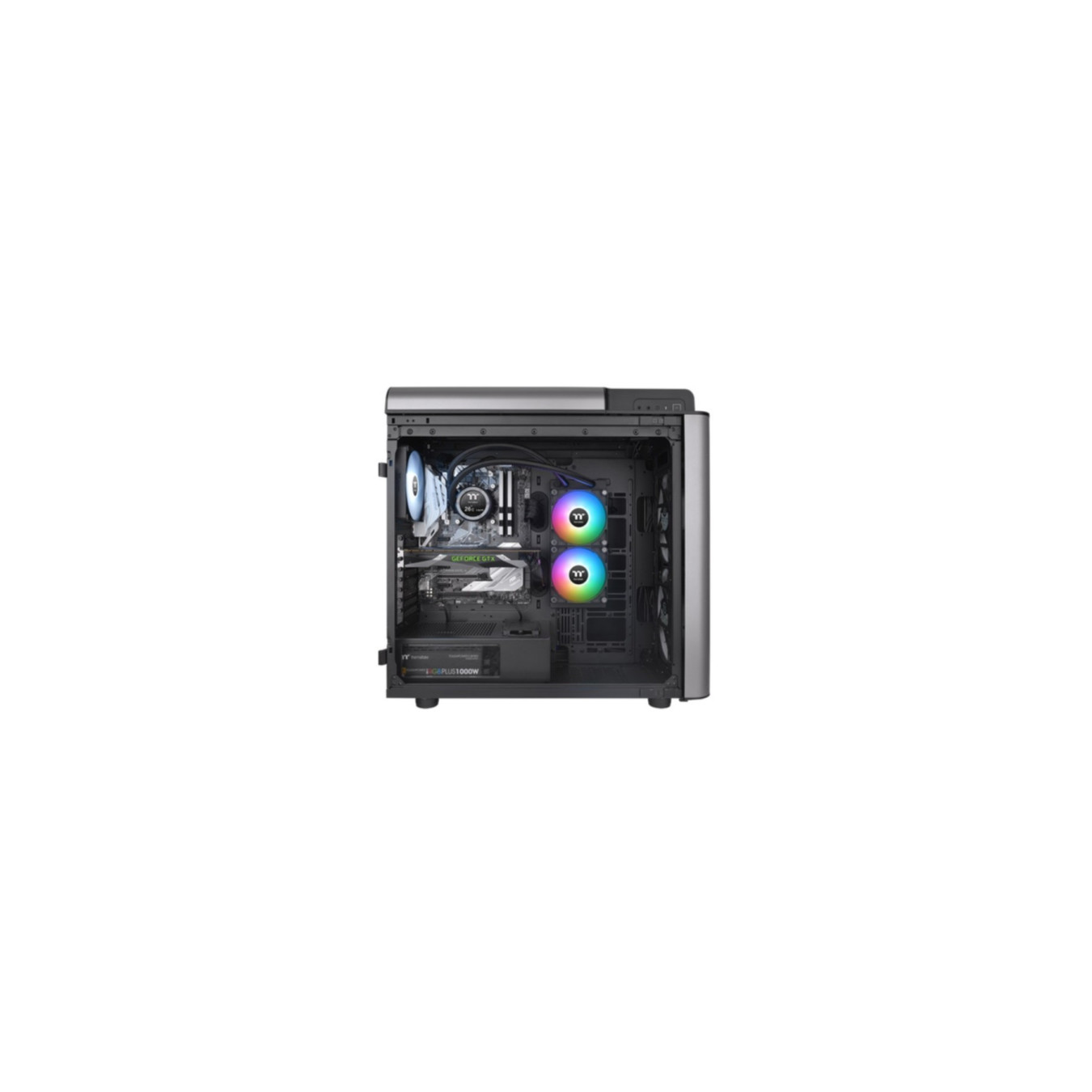 Thermaltake TH240 Ultra ARGB Sync AIO Liquid Cooler - CL-W383-PL12SW-A - 240mm, 2x120mm ARGB Fans, Black