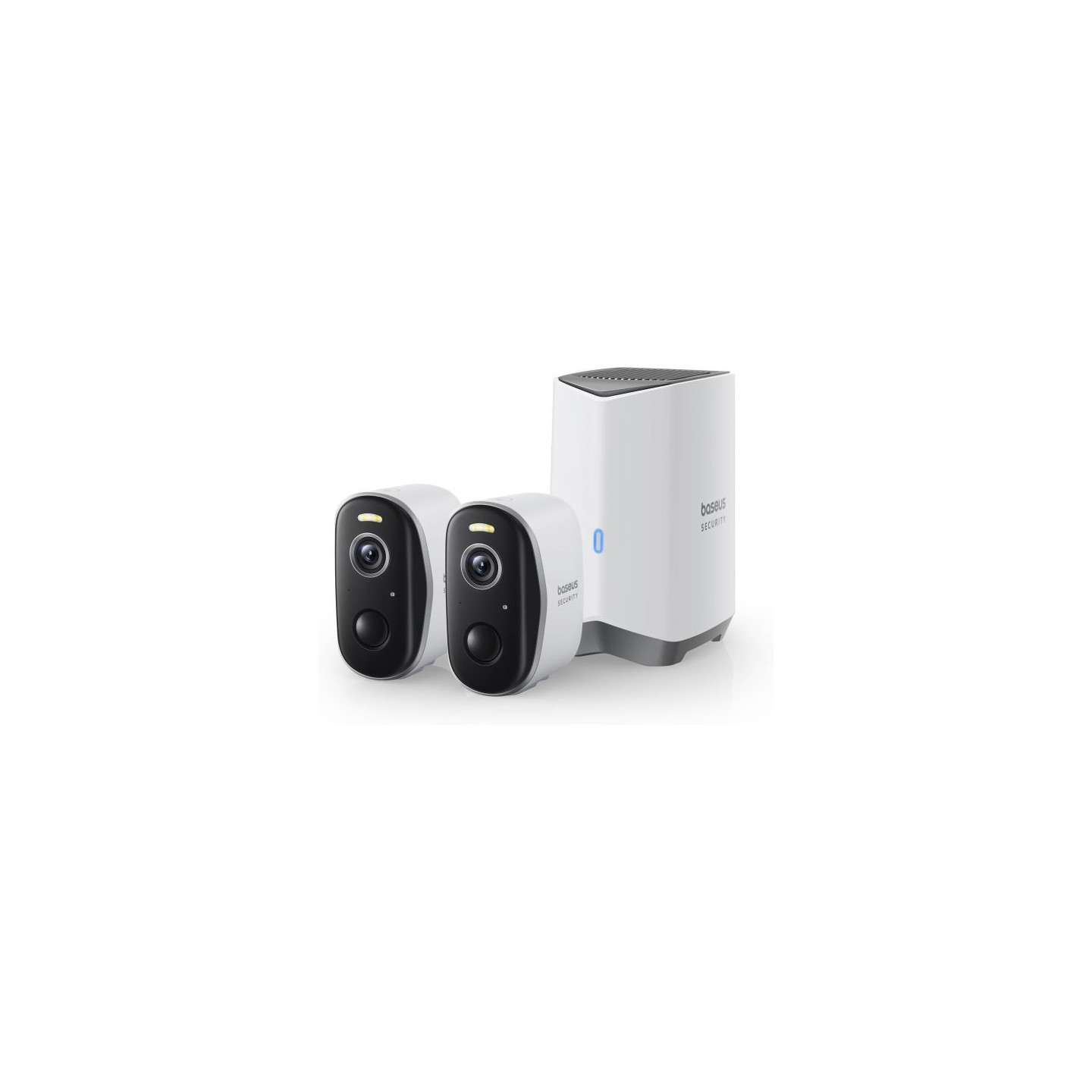 Baseus Security Outdoor Camera - N1 Plus - 2K 2-Cam Kit White — Buy in Cyprus with Fast Delivery