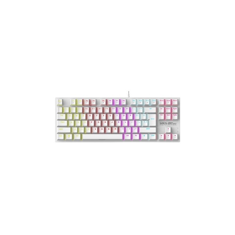 Armaggeddon MKA-2C NEO White 87-Key Linear Red Mechanical Gaming Keyboard (Boxed) — Buy in Cyprus with Fast Delivery