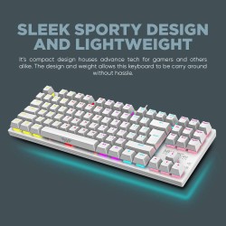 Armaggeddon MKA-2C NEO White 87-Key Linear Red Mechanical Gaming Keyboard (Boxed) — Buy in Cyprus with Fast Delivery