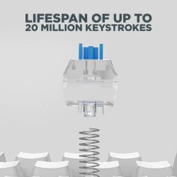 Buy Armaggeddon Mechanical Gaming Keyboard - MKA-2C NEO - White Mechanical Gamin... in Cyprus, Nicosia, Limassol, Larnaka, Pafos