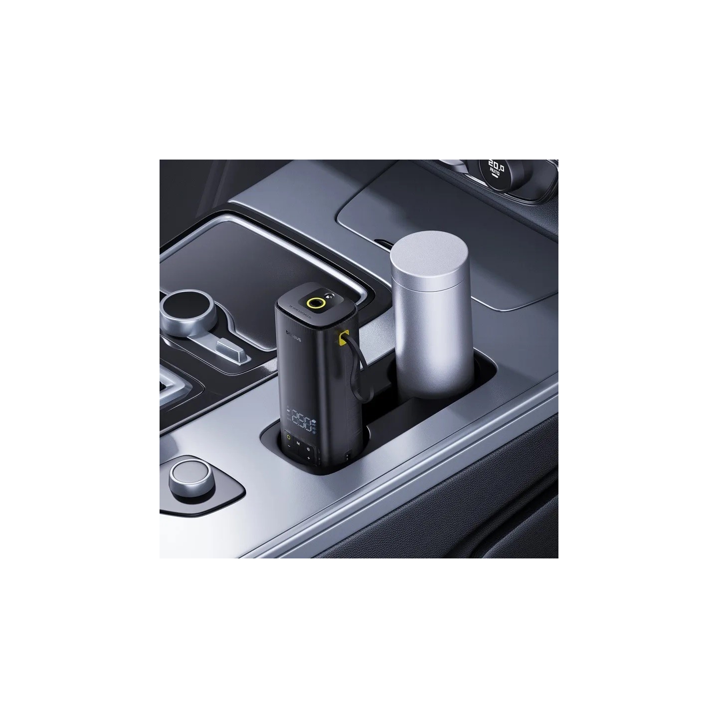 Baseus Car Inflator Pump - Wireless SUPER MINI MEGA Double Cylinder — Buy in Cyprus with Fast Delivery