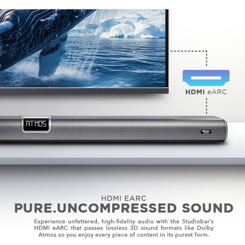 Buy SonicGear Soundbar - STUDIOBAR 3000 - Dolby Atmos 700W 5.1.2 Soundbar Incl 2... in Cyprus, Nicosia, Limassol, Larnaka, Pafos