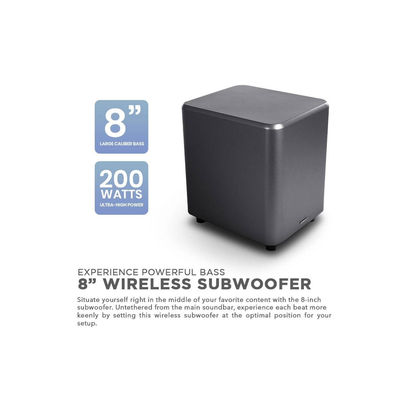 SonicGear Soundbar - STUDIOBAR 3000 - Dolby Atmos 700W 5.1.2 Soundbar Incl 2xUHF Wireless Microphones 3xHDMI,BT,USB