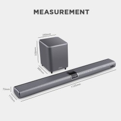 Buy SonicGear Soundbar - STUDIOBAR 3000 - Dolby Atmos 700W 5.1.2 Soundbar Incl 2... in Cyprus, Nicosia, Limassol, Larnaka, Pafos