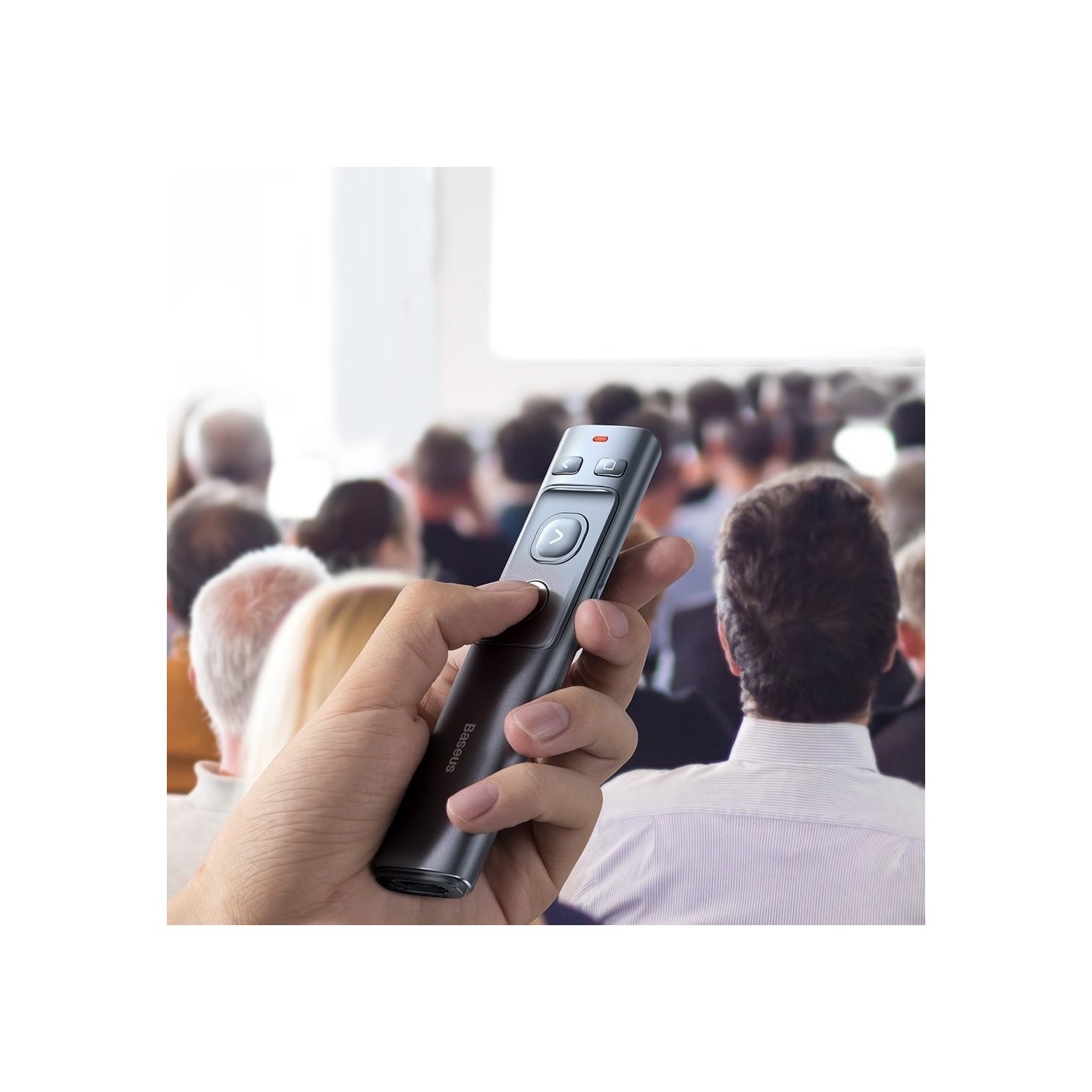 Baseus VA Wireless Laser Presenter - Orange Dot - Rechargeable — Buy in Cyprus with Fast Delivery