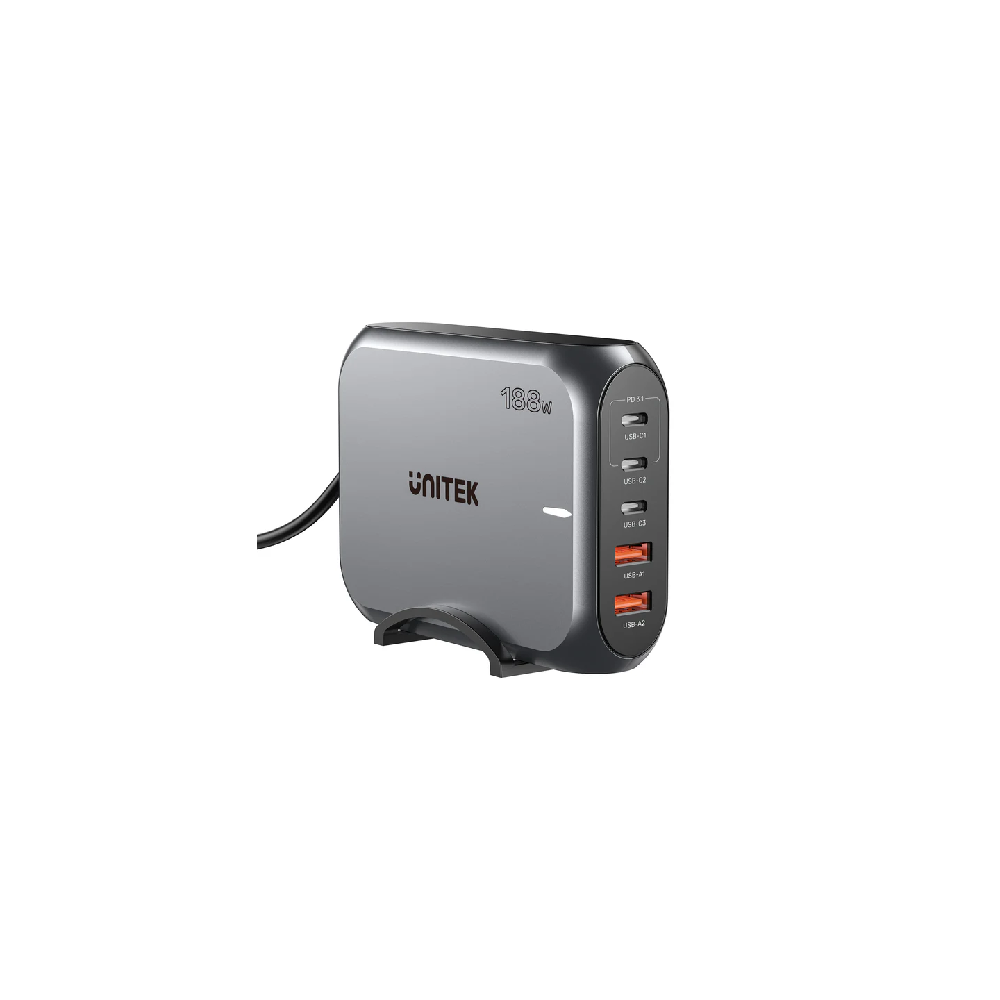 Unitek Charge Desktop 188W 5-Port PD3.1 GaN Station - P1234A - 140W (UK) — Buy in Cyprus with Fast Delivery