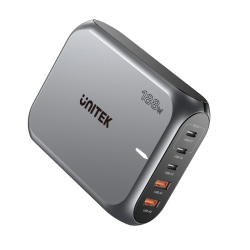 Buy Unitek Charge Desktop 188W 5-Port PD3.1 GaN Station - P1234A - 140W (UK) in Cyprus, Nicosia, Limassol, Larnaka, Pafos