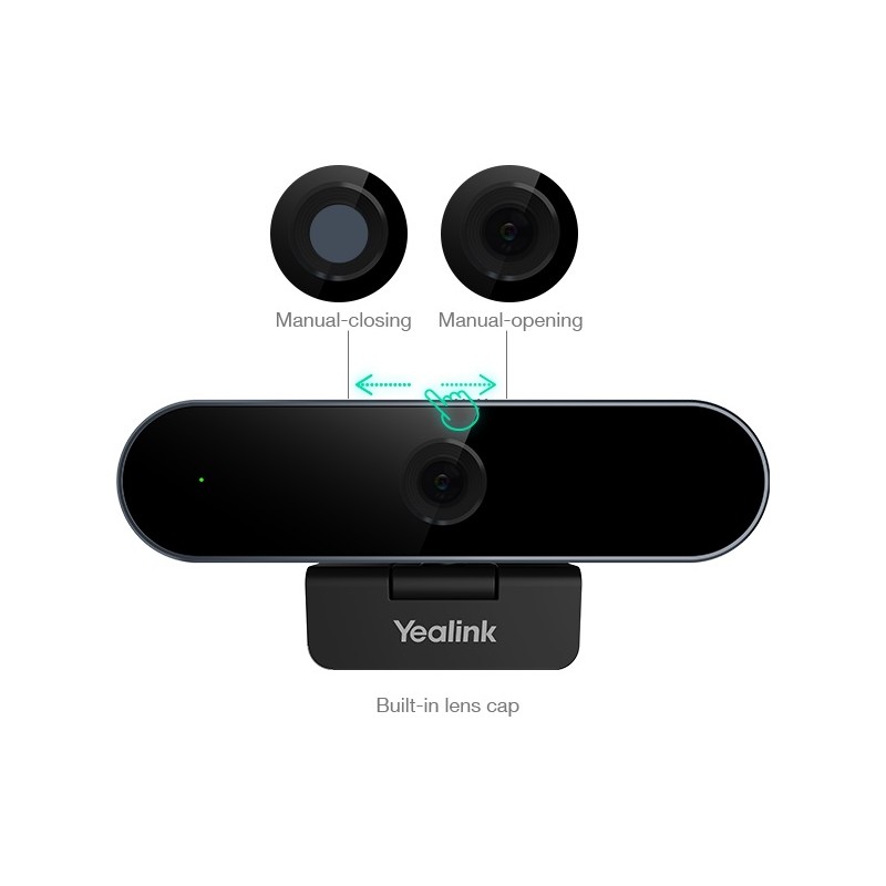 Buy Yealink Webcam - UVC20 - 1080p USB-A with Microphone & Privacy Lens Cap in Cyprus, Nicosia, Limassol, Larnaka, Pafos