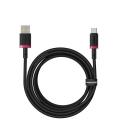 Baseus Dura Series USB-A to USB-C 60W Braided Cable 2m Black+Red (Boxed) — Buy in Cyprus with Fast Delivery