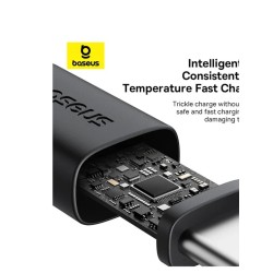 Baseus Dura Series USB-A to USB-C 60W Braided Cable 2m Black+Red (Boxed) — Buy in Cyprus with Fast Delivery