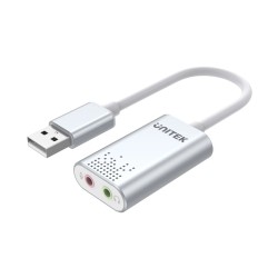 Buy Unitek External USB Soundcard - Y-247A - USB-A to Stereo Audio Headset and M... in Cyprus, Nicosia, Limassol, Larnaka, Pafos