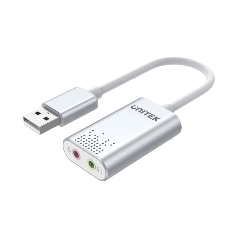 Buy Unitek External USB Soundcard - Y-247A - USB-A to Stereo Audio Headset and M... in Cyprus, Nicosia, Limassol, Larnaka, Pafos