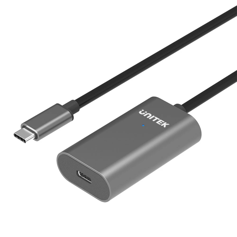 Buy Unitek U305A USB3.1 USB-C Male to USB-C Female Active Extension Cable 5m in Cyprus, Nicosia, Limassol, Larnaka, Pafos