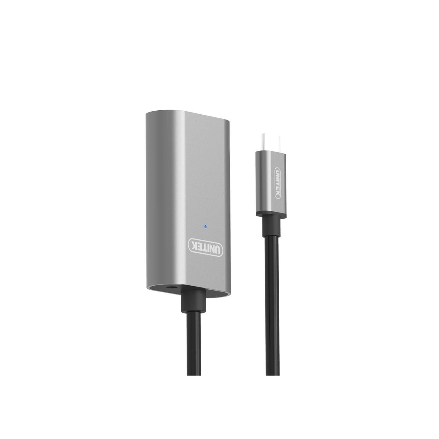 Unitek U305A USB3.1 USB-C Male to USB-C Female Active Extension Cable 5m — Buy in Cyprus with Fast Delivery