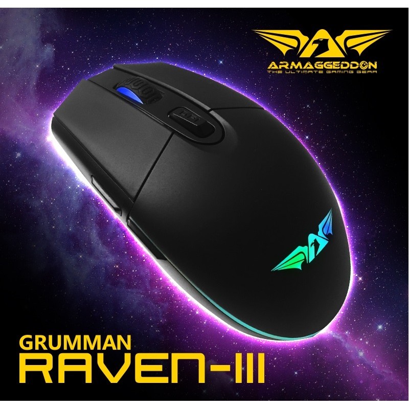 Buy Armaggeddon Pro-Gaming Mouse with Free Mousepad - Raven 3 - Pro-Gaming Mouse... in Cyprus, Nicosia, Limassol, Larnaka, Pafos