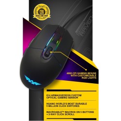 Armaggeddon Raven 3 Pro-Gaming Mouse with Free Mousepad (Boxed) — Buy in Cyprus with Fast Delivery