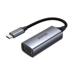 Buy Unitek Converter USB-C to VGA - V1413A - Aluminium Braided in Cyprus, Nicosia, Limassol, Larnaka, Pafos