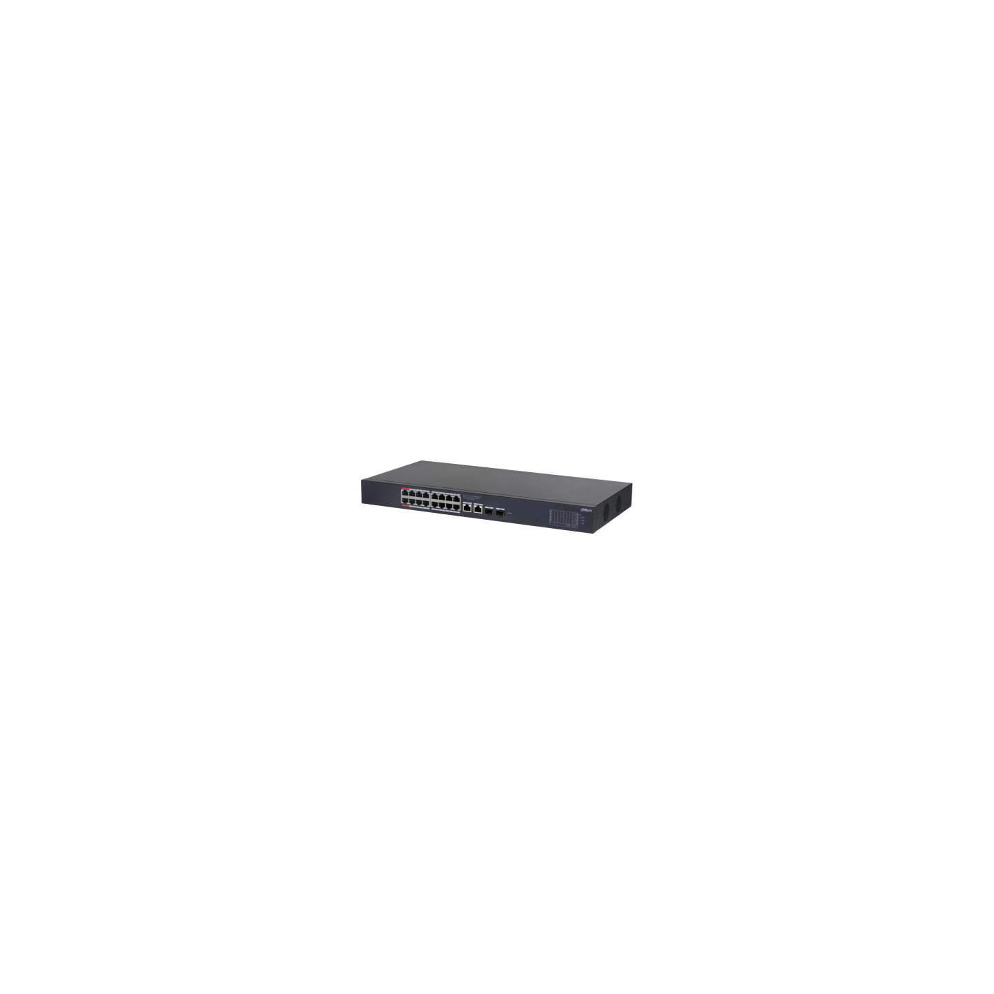 Dahua PoE Gigabit Switch 16ports 240W Cloud Managed - CS4220-16GT-240 - 16ports 240W Cloud Managed