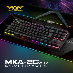 Armaggeddon Neo White MKA-2C 87-Key Brown Mechanical Gaming Keyboard (Boxed) — Buy in Cyprus with Fast Delivery
