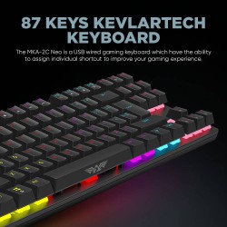 Buy Armaggeddon Neo White Mechanical Gaming Keyboard - MKA-2C - 87 Brown Keys in Cyprus, Nicosia, Limassol, Larnaka, Pafos
