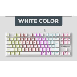 Buy Armaggeddon Neo White Mechanical Gaming Keyboard - MKA-2C - 87 Brown Keys in Cyprus, Nicosia, Limassol, Larnaka, Pafos