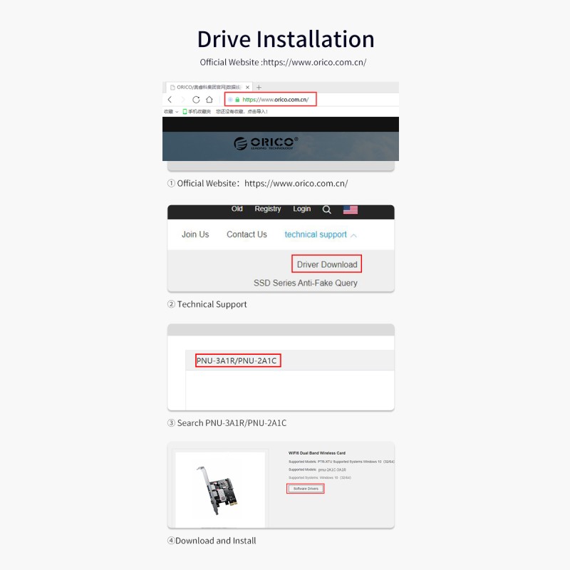 Buy Orico PCI Express Card - PNU-3A1R - 3x USB 3.0 1x Gigabit LAN in Cyprus, Nicosia, Limassol, Larnaka, Pafos
