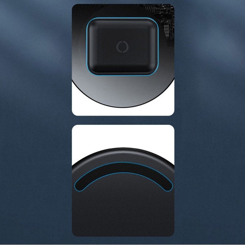 Buy Baseus Simple 2in1 QI Wireless Charger 18W Black in Cyprus, Nicosia, Limassol, Larnaka, Pafos