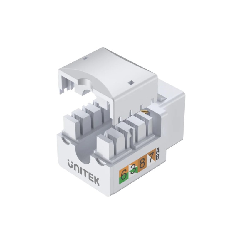 Buy Unitek Network Modular Keystone - T012A - CAT6 90 degree in Cyprus, Nicosia, Limassol, Larnaka, Pafos