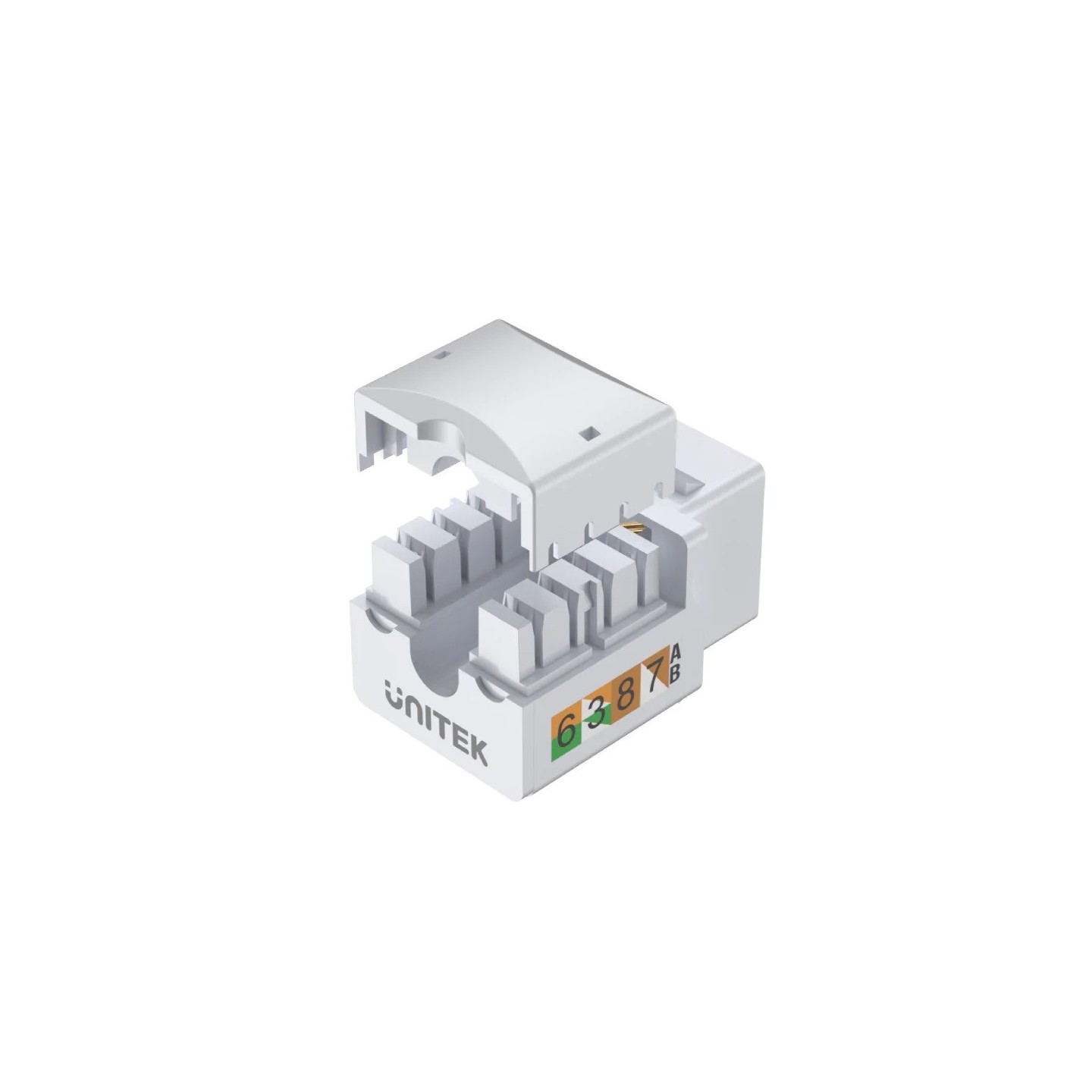 Unitek Network Modular Keystone - T012A - CAT6 90 degree — Buy in Cyprus with Fast Delivery