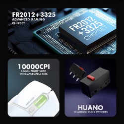 Buy Armaggeddon Gaming Mouse - MIRAGE-VI - Wired+2.4G+BT Recharge 600mAh White in Cyprus, Nicosia, Limassol, Larnaka, Pafos