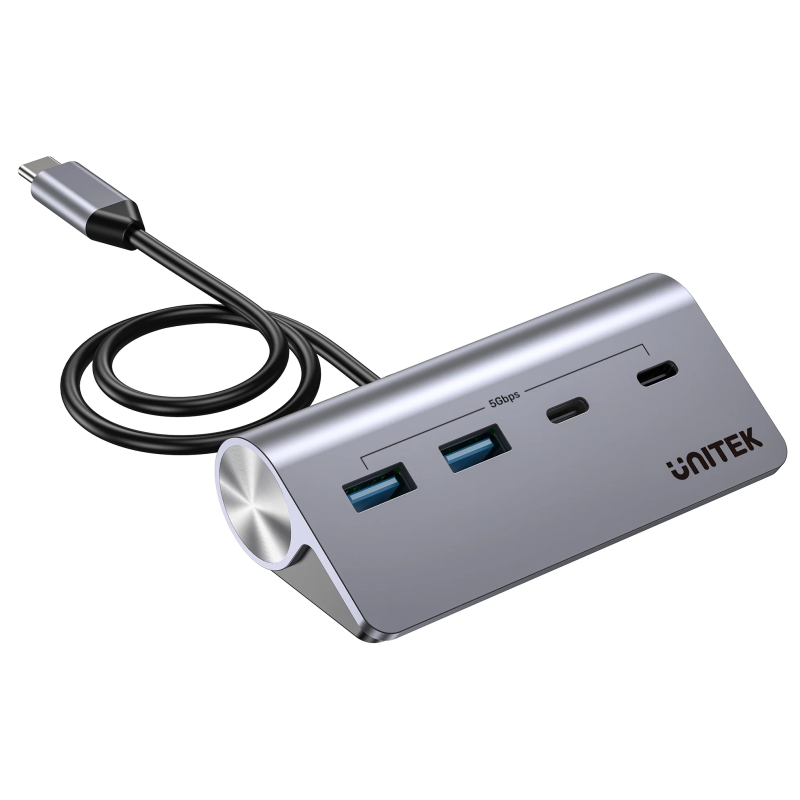 Buy Unitek USB-C Hub - H1337A - 2xUSB-A 2xUSB-C 5Gbps & USB-C Power Port in Cyprus, Nicosia, Limassol, Larnaka, Pafos