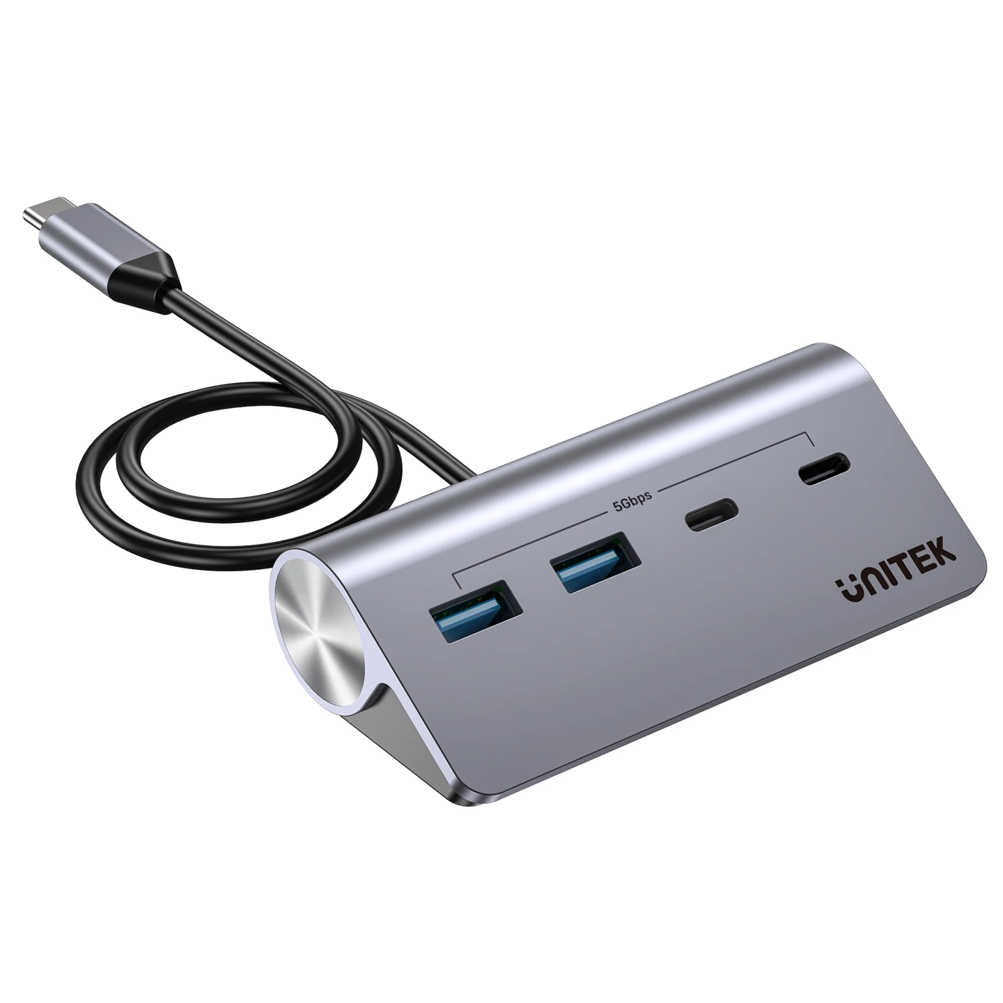 Unitek USB-C Hub - H1337A - 2xUSB-A 2xUSB-C 5Gbps & USB-C Power Port — Buy in Cyprus with Fast Delivery
