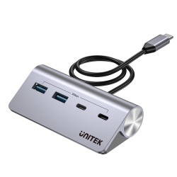 Unitek uHUB Q4 4-in-1 USB-C Hub 5Gbps - 2xUSB-A 2xUSB-C Ports — Armenius Store Cyprus