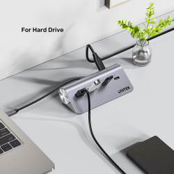 Buy Unitek USB-C Hub - H1337A - 2xUSB-A 2xUSB-C 5Gbps & USB-C Power Port in Cyprus, Nicosia, Limassol, Larnaka, Pafos