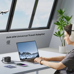 Buy Unitek Charge Wall 65W Travel Adapter 3xUSBC+USBA Black - P1122A - 65W, Trav... in Cyprus, Nicosia, Limassol, Larnaka, Pafos